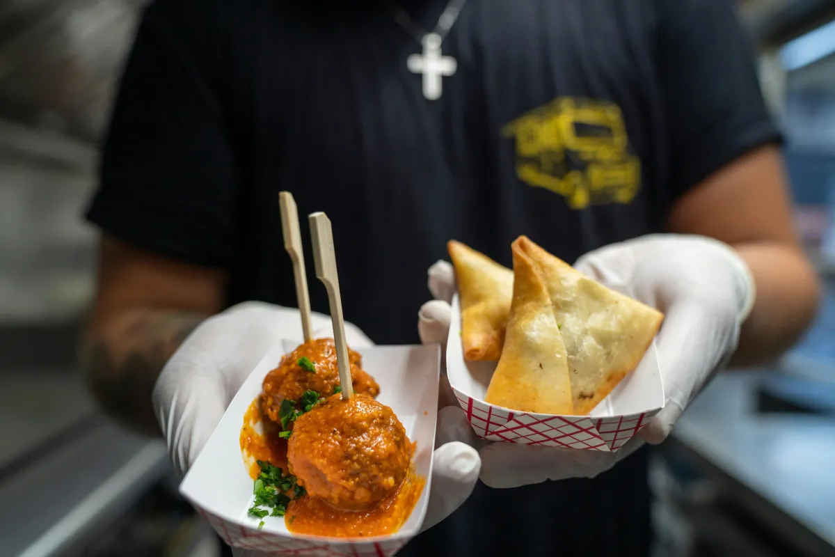 food trucks and local food vendors