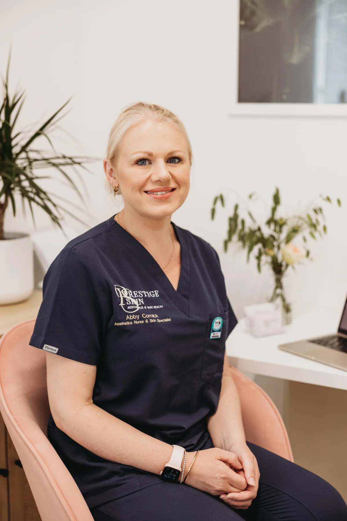 Abby Cornick, aesthetic nurse and founder of Prestige Skin, at her clinic in Dry Drayton near Cambridge