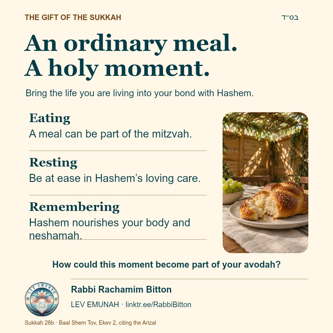 An ordinary meal. A holy moment.