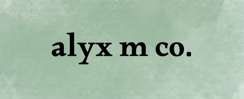 Alyx M Co logo