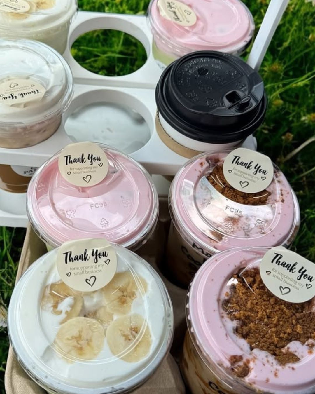 Personalized drink toppers enhancing coffee experience at Greater Los Angeles activations