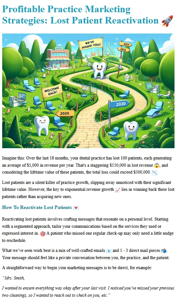 Dentist Newsletter