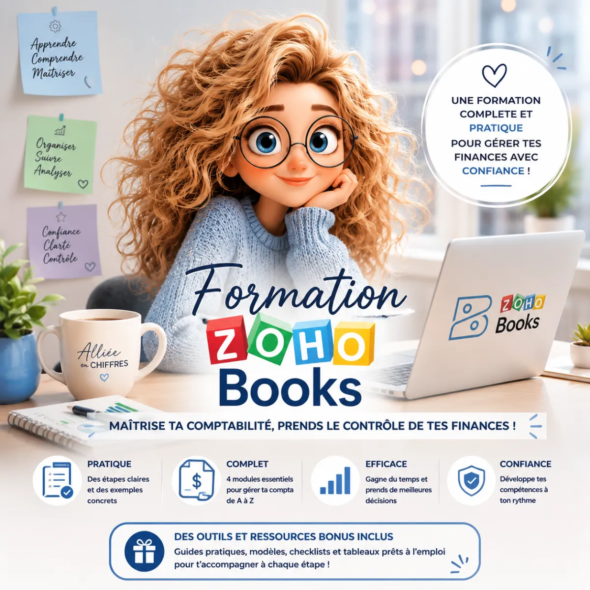 Formation Zoho Books pour entrepreneurs