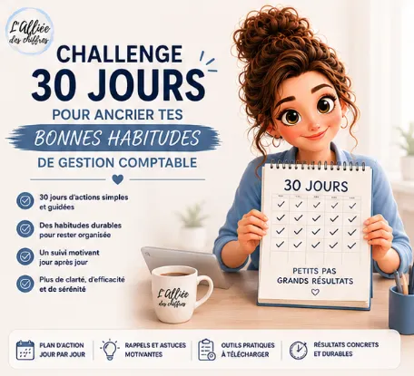 Challenge 30 jours comptabilité entrepreneur — L'Alliée des Chiffres