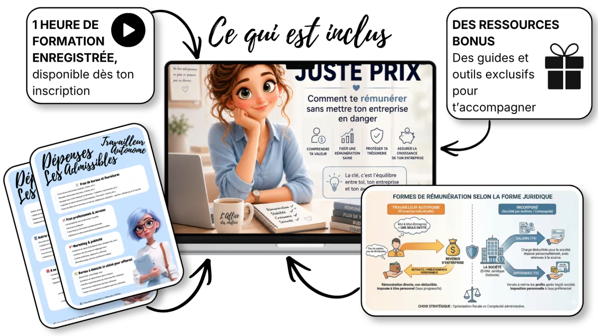 Pyramide des prix pour calculer sa rémunération d'entrepreneur – méthode L'Alliée des Chiffres