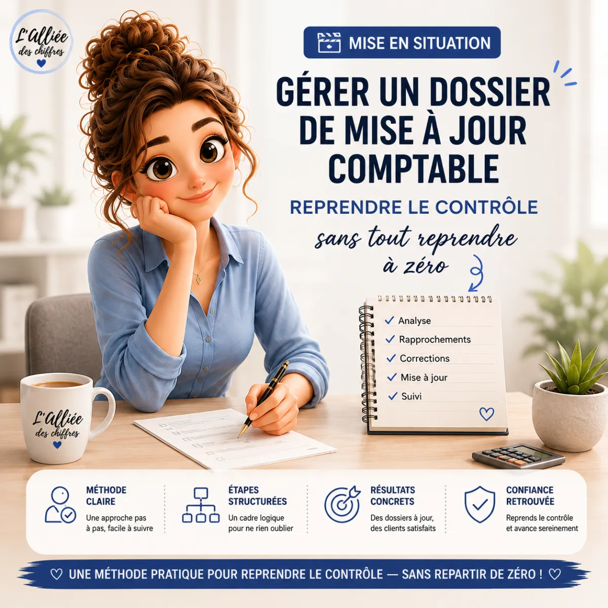 Gérer un dossier de mise à jour comptable