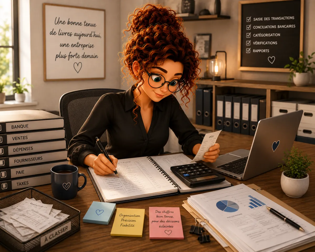 Tenue de livres mensuelle pour entrepreneurs