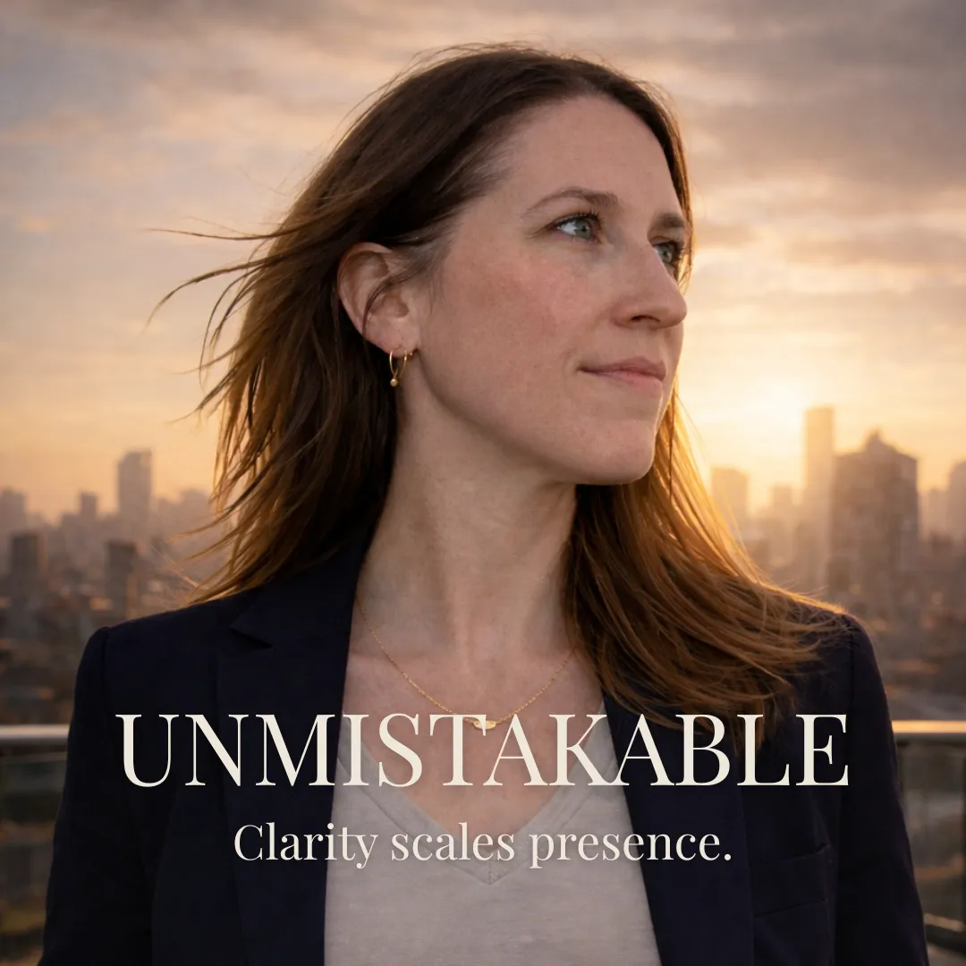 Unmistakeable. Clarity scales presence.