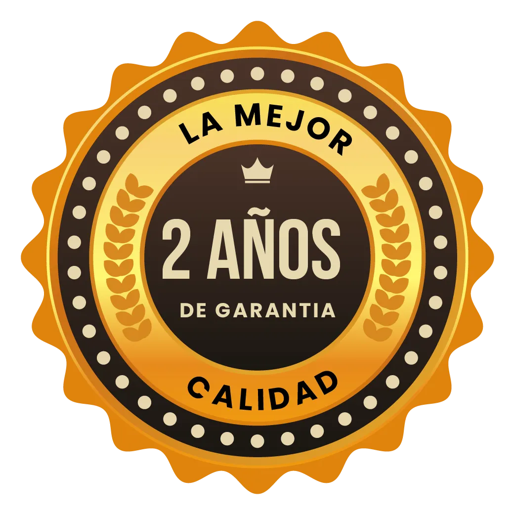 2 años de garantía integral