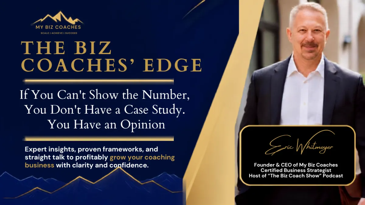 If You Can't Show the Number, You Don't Have a Case Study. You Have an Opinion