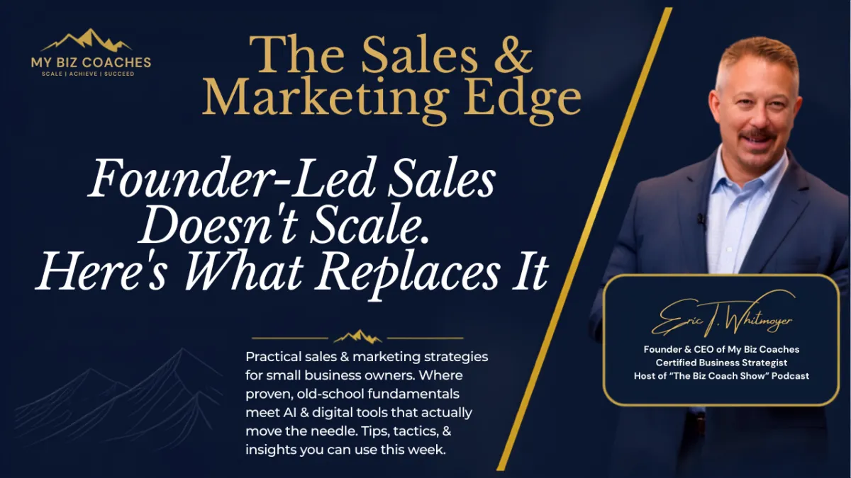 Founder-Led Sales Doesn't Scale. Here's What Replaces It