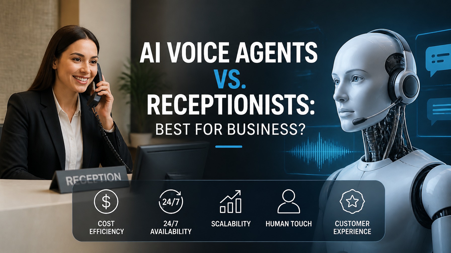 AI Voice Agents vs. Receptionists: Best for Business?