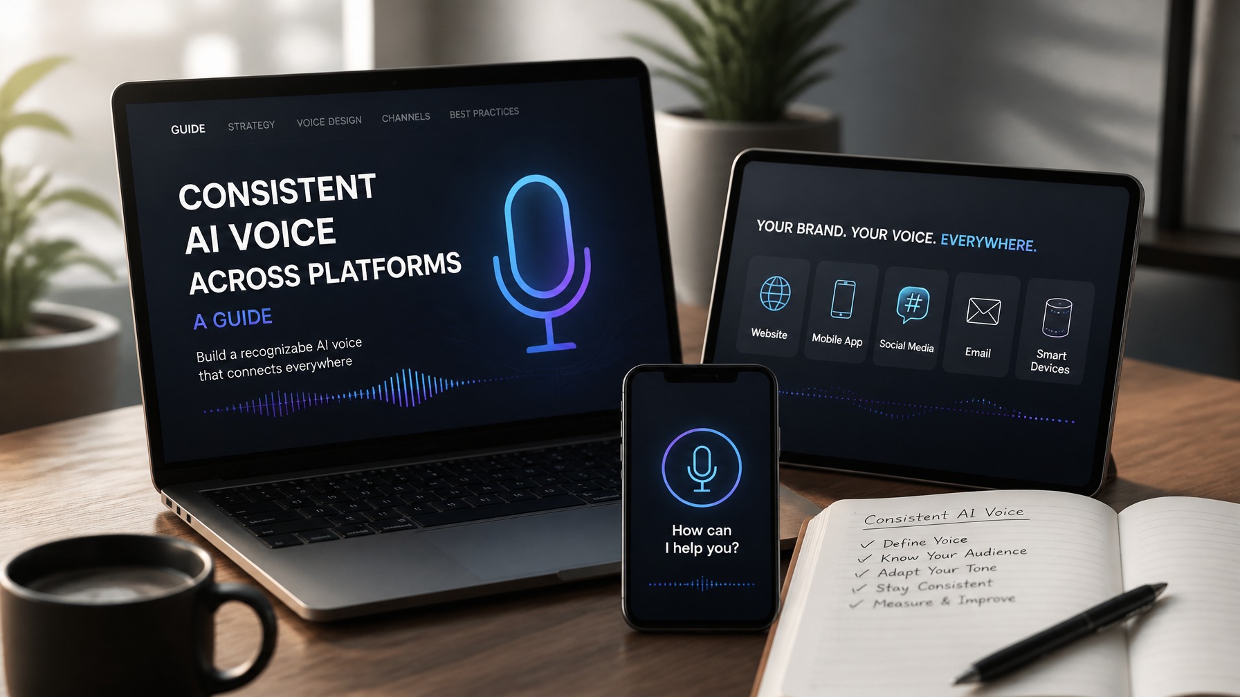 Consistent AI Voice Across Platforms: A Guide