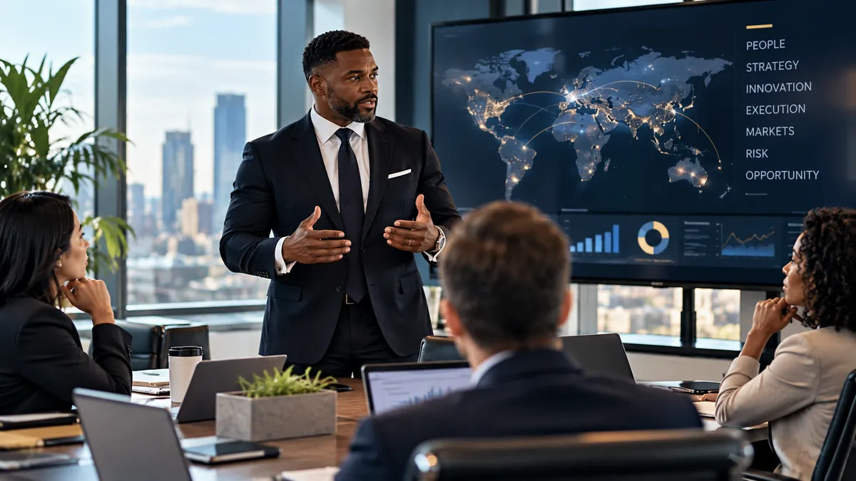 Black Male Executive Modeling New Leadership