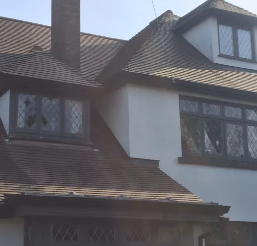 A residential roof that Theaker Roofing fitted in Cardiff