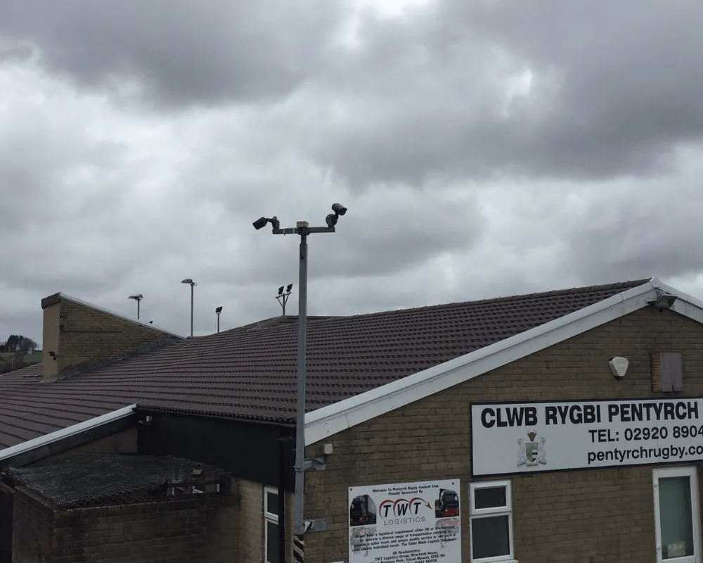 A commercial roofing project we completed on Pentyrch Rugby Club