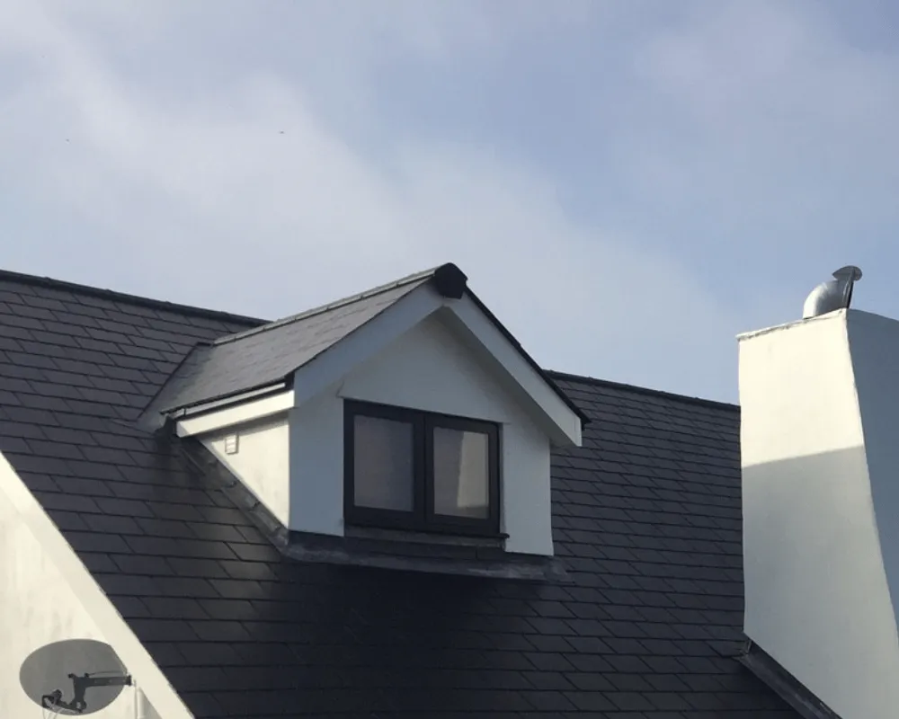 A dormer that we fitted on a slate roof