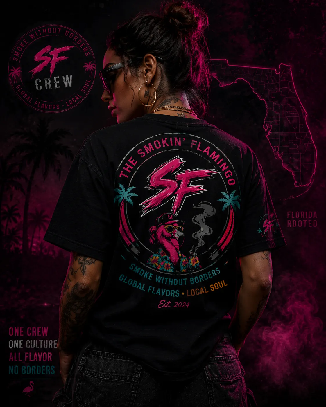 Flamingo Cult Classic Graphic T-Shirt