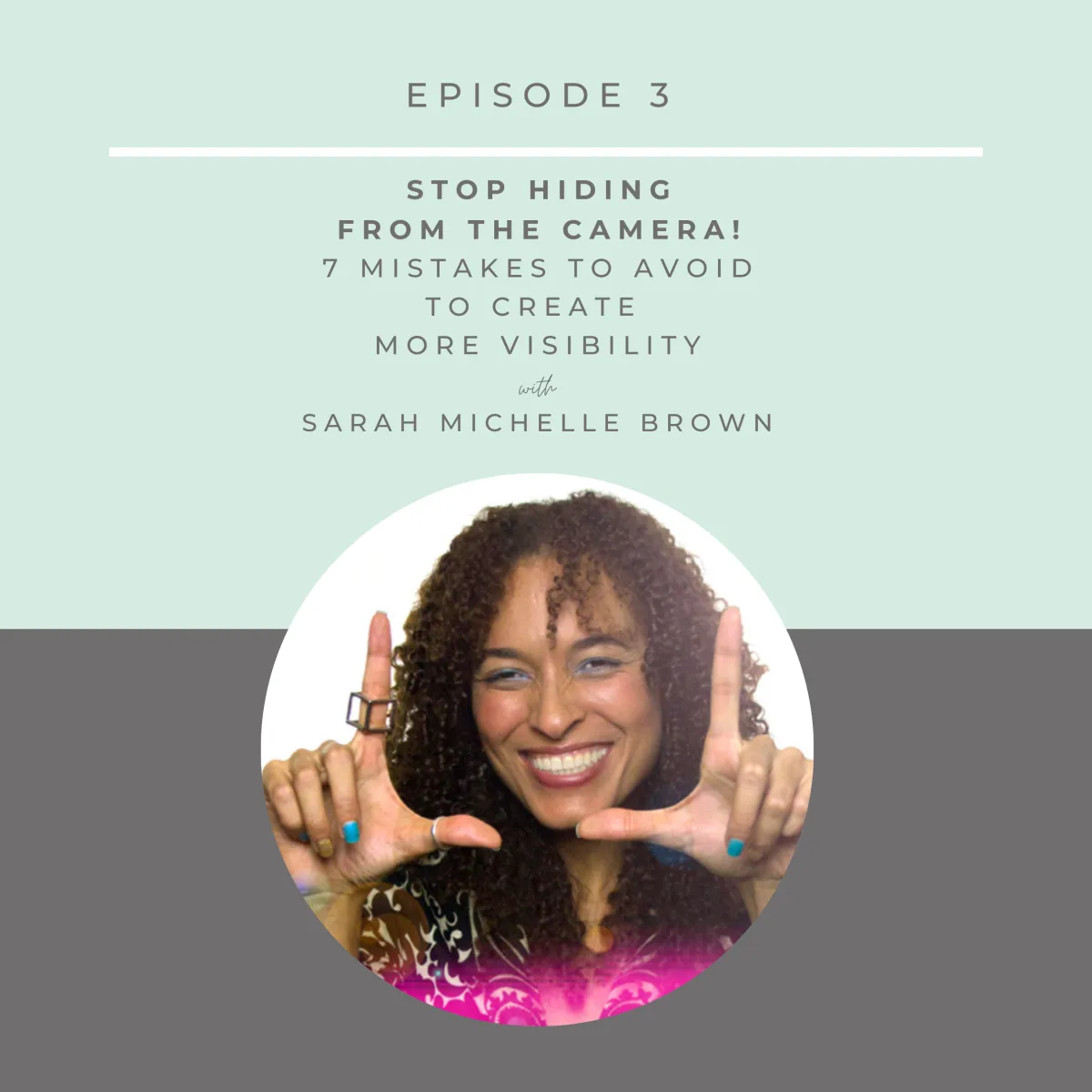 Podcast Show Card with a image of Sarah Michelle Brown