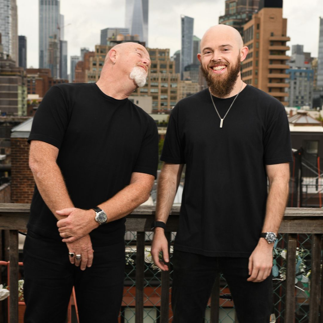 Henry Sims and Steve Sims working in New York