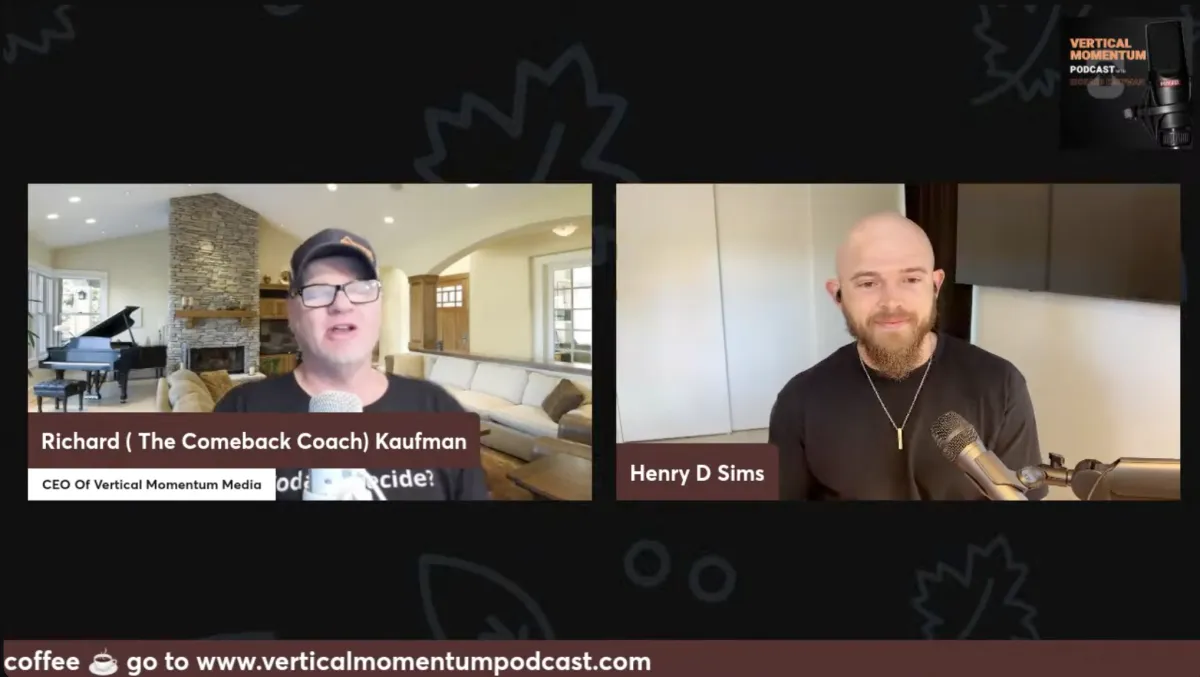 Henry Sims: Unmasking Branding & Marketing Secrets on Vertical Momentum Podcast with Richard Kaufman