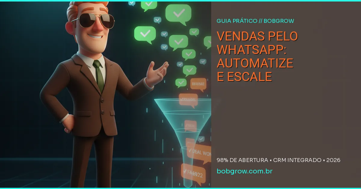 Vendas pelo WhatsApp: Como Automatizar o Canal e Escalar Receita em 2026