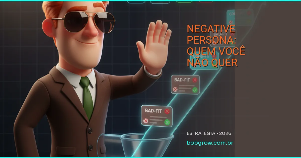 Negative Persona: Como Definir Quem Você NÃO Quer Como Cliente Para Acelerar Receita Real em 2026