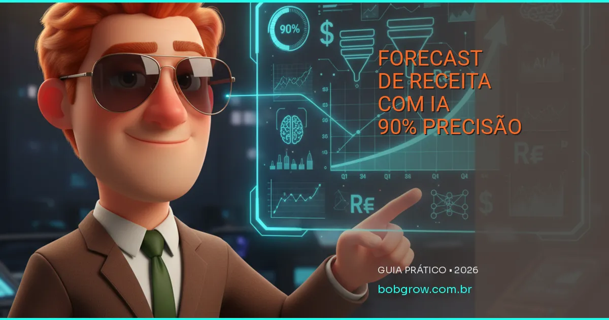Sales Forecasting com IA: Como Prever a Receita do Próximo Trimestre com 90% de Precisão Usando Seu CRM