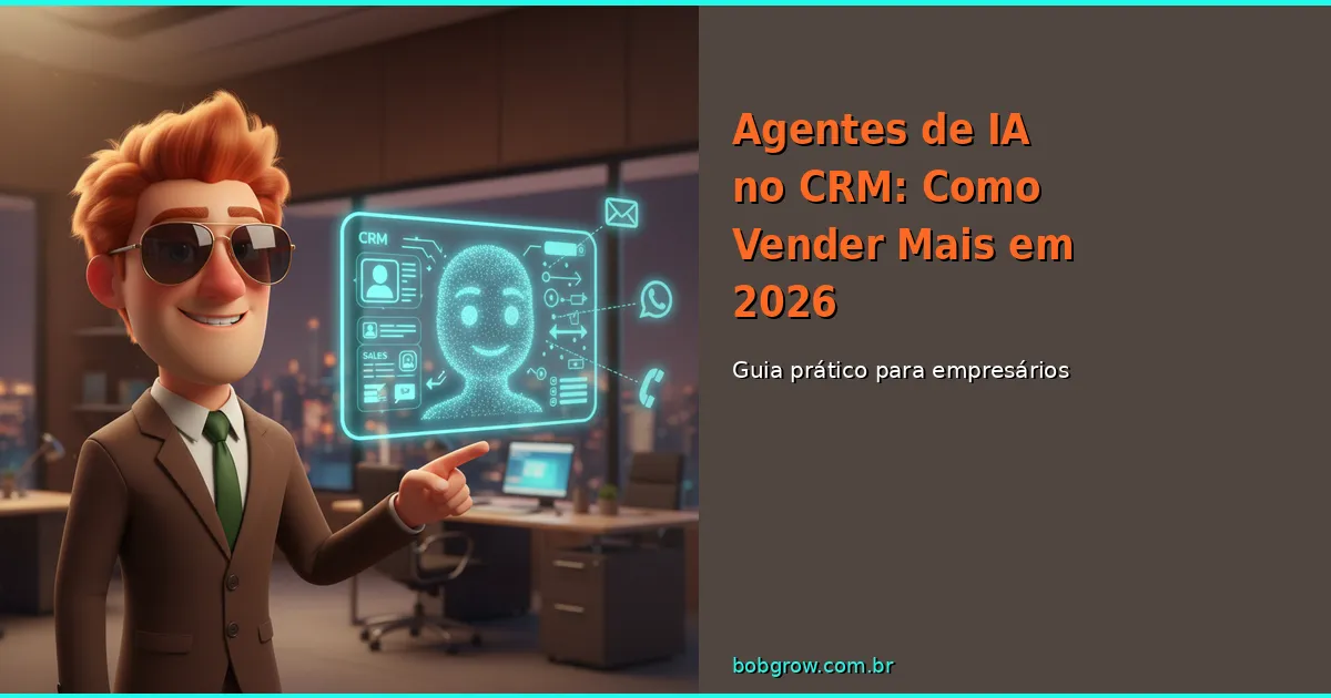 Agentes de IA no CRM: Como Vender Mais e Automatizar o Atendimento em 2026
