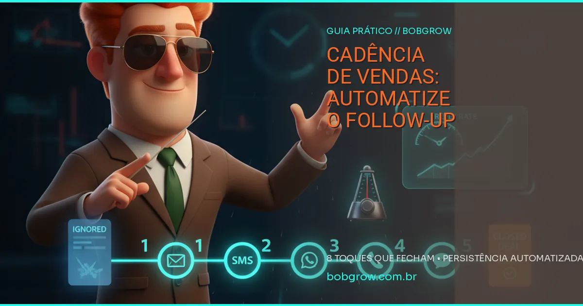 Cadência de Vendas: Como o Follow-up Automatizado Transforma Leads Ignorados em Receita em 2026