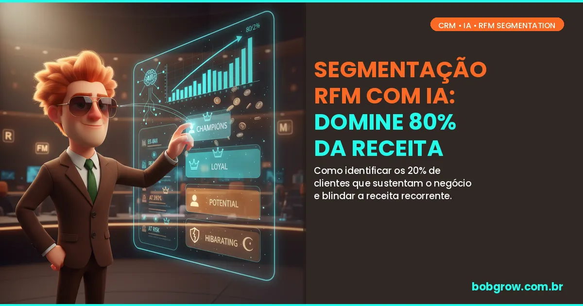 Segmentação RFM com IA: Como Identificar os 20% de Clientes que Geram 80% da Receita e Multiplicar o Faturamento por Conta em 2026
