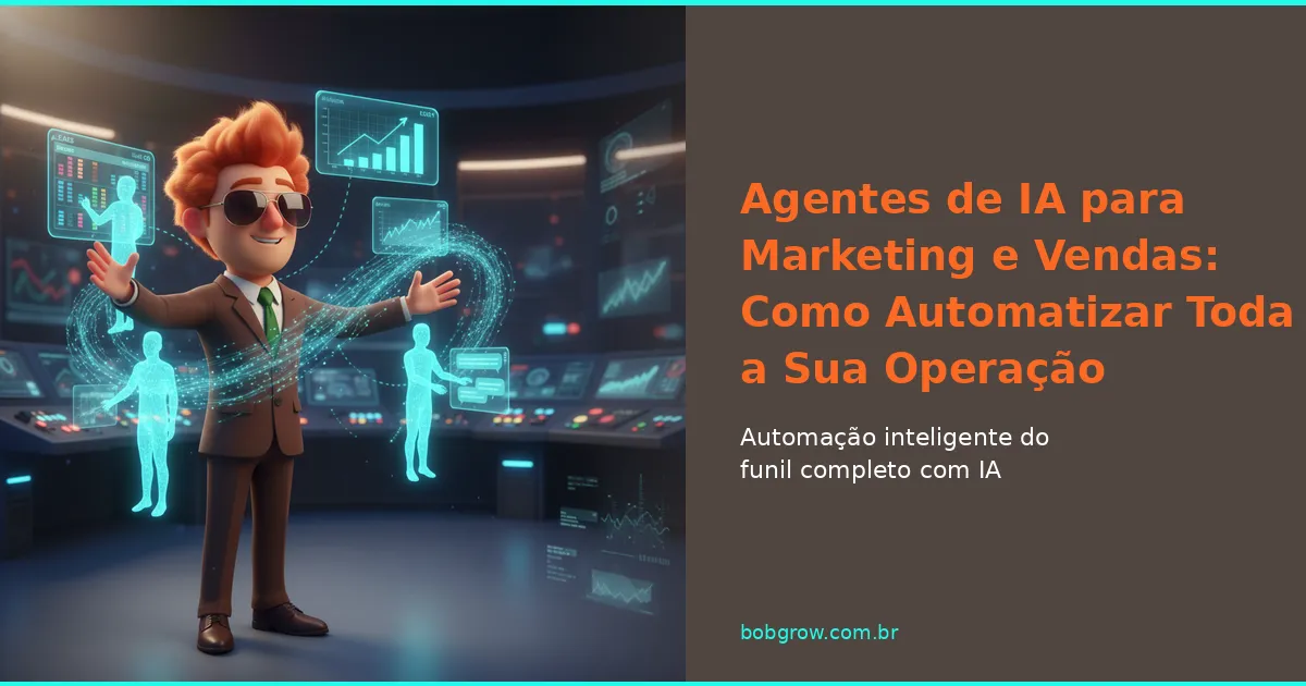 Agentes de IA para Marketing e Vendas: Como Automatizar Toda a Sua Operação Comercial