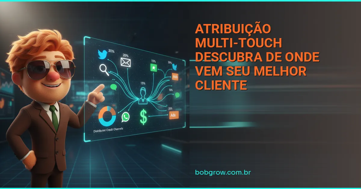 Atribuição Multi-Touch em 2026: Como Descobrir Exatamente de Onde Vêm Seus Melhores Clientes