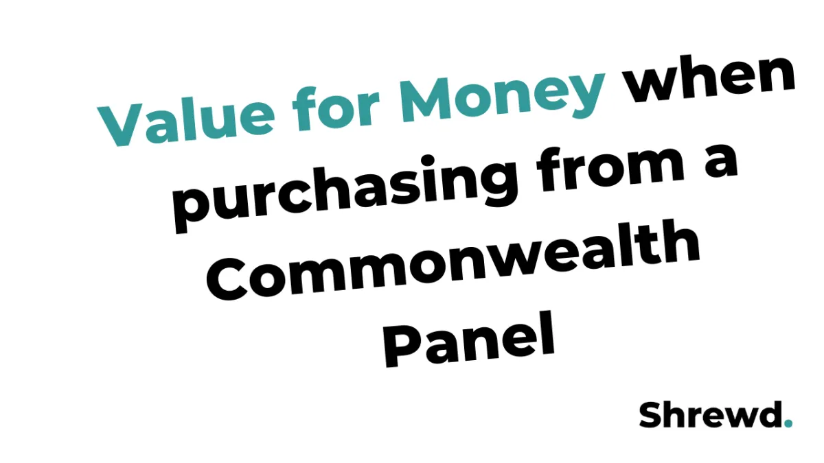 vale for monywhen puhasing from a commonwealth panel