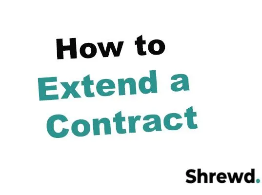 how to extend a contract in Commonwealth projects