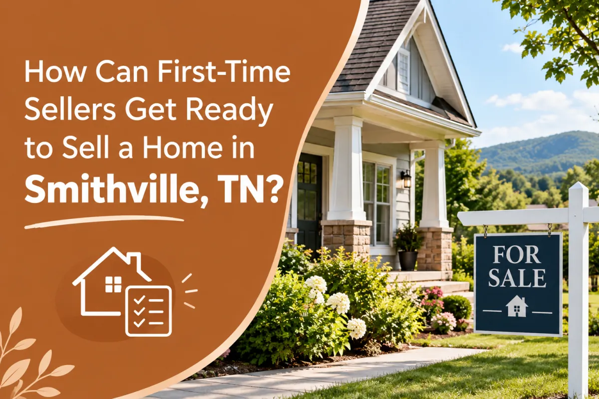 Smithville TN Realtor helping first-time sellers prepare to sell a home