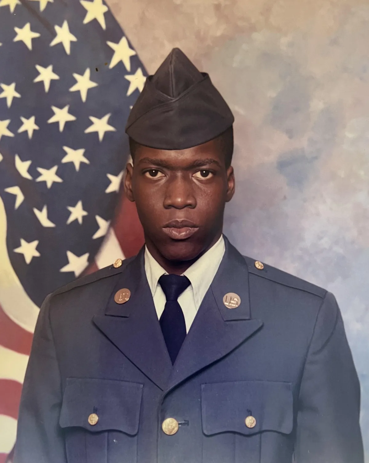 Dameian Clarke in Army uniform