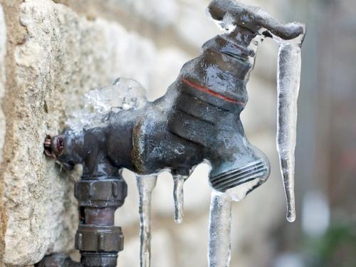 Frozen pipe repair in Tucker