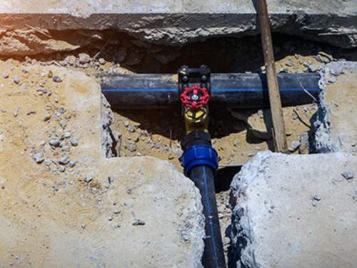 Water line services in Tucker