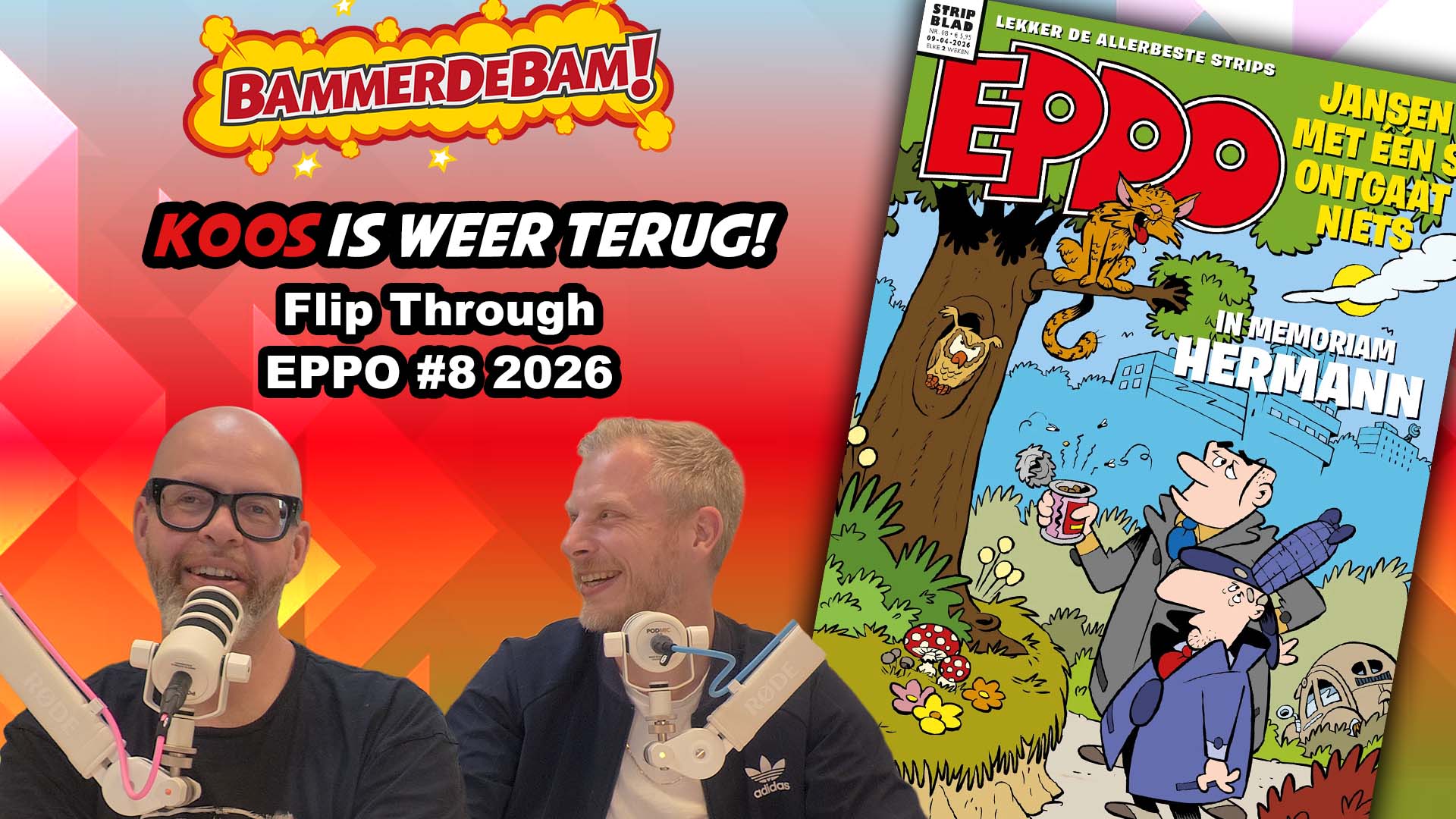 Strips, ADHD & Autisme – Eppo Flip Through #8 met Koos & Jacarrino