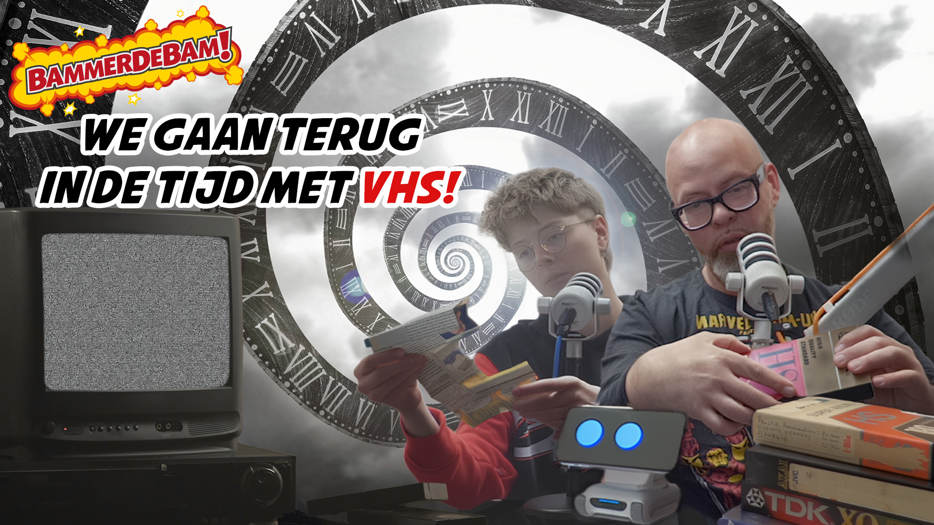 Terug in de tijd met...VHS! - met Danté, Jacarrino & Bambino!