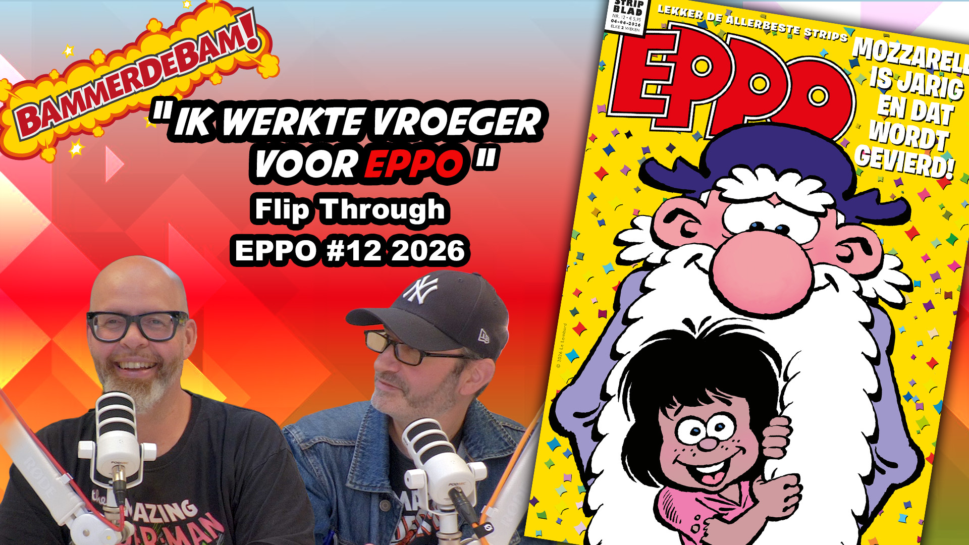 Verheugen op Eppo Stripdag 2026, Odin &  Omringd door Psychopaten#HappyHour S5E20