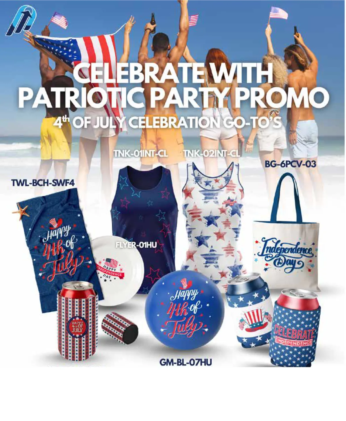 Patriotic Party Promo, July 4th