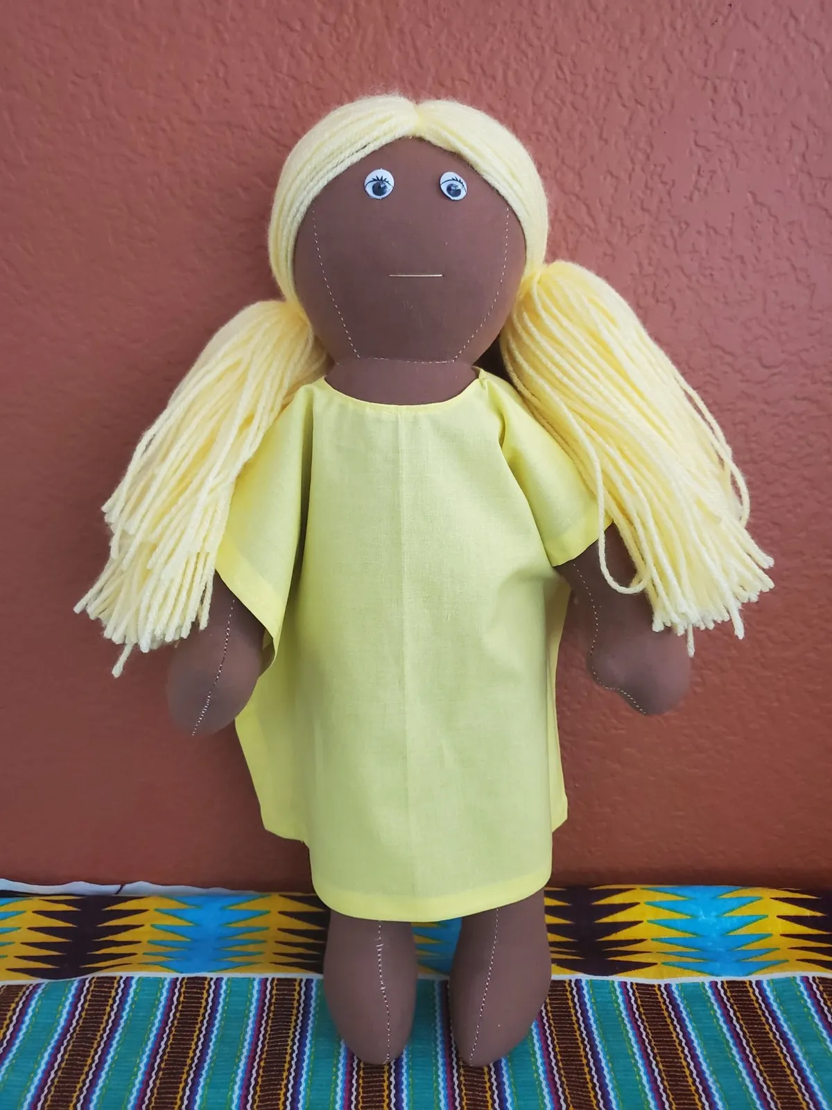 Handmade healing doll used for distant energy healing sessions
