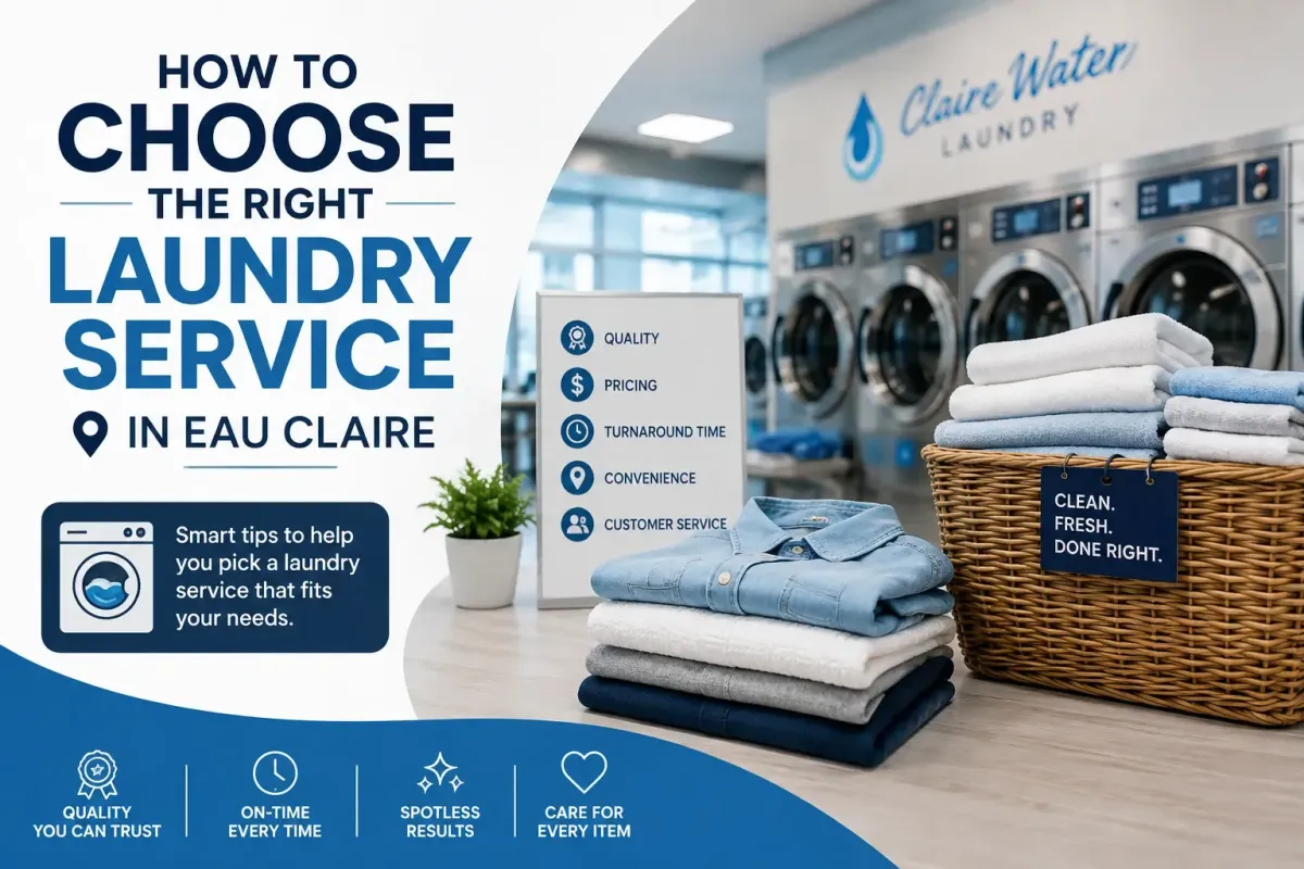 How to Choose a Laundry Service in Eau Claire | Guide