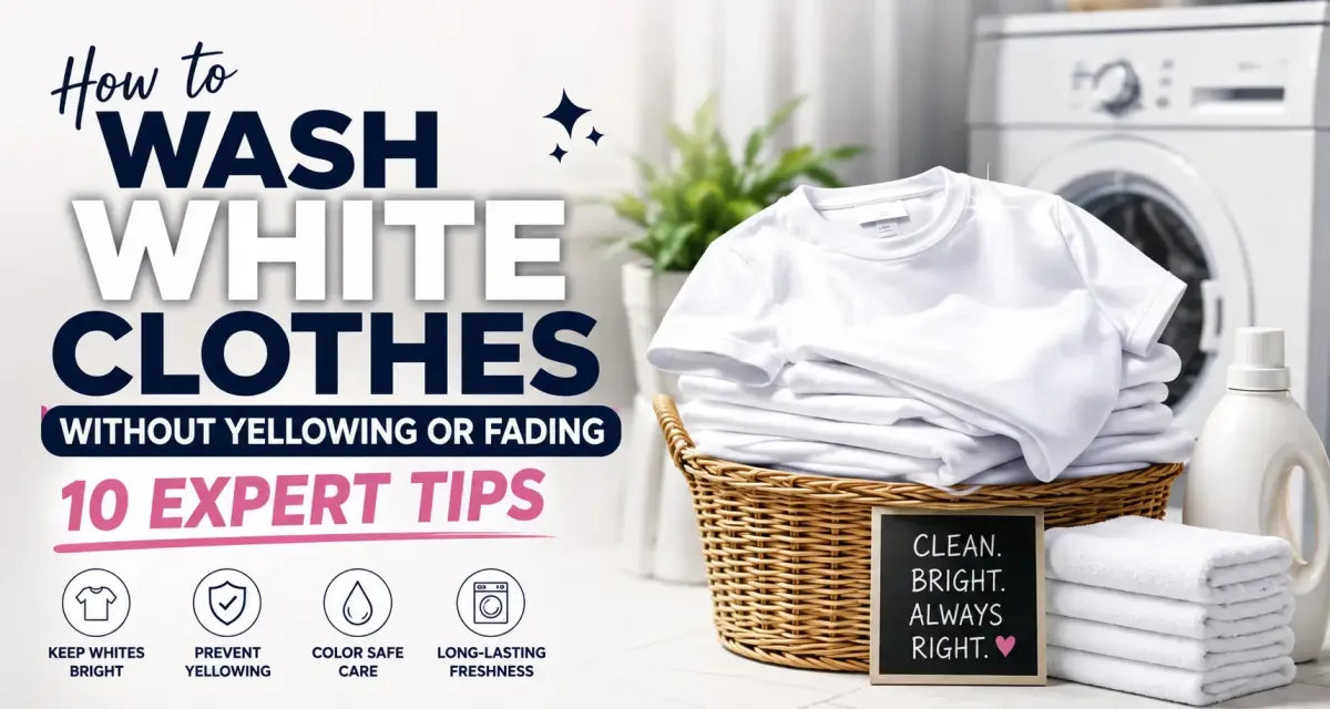 How to Wash White Clothes Without Yellowing or Fading