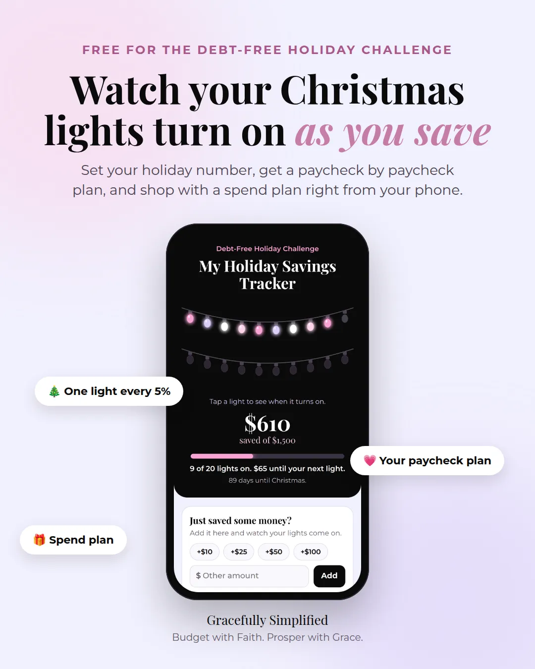 Holiday Savings Tracker