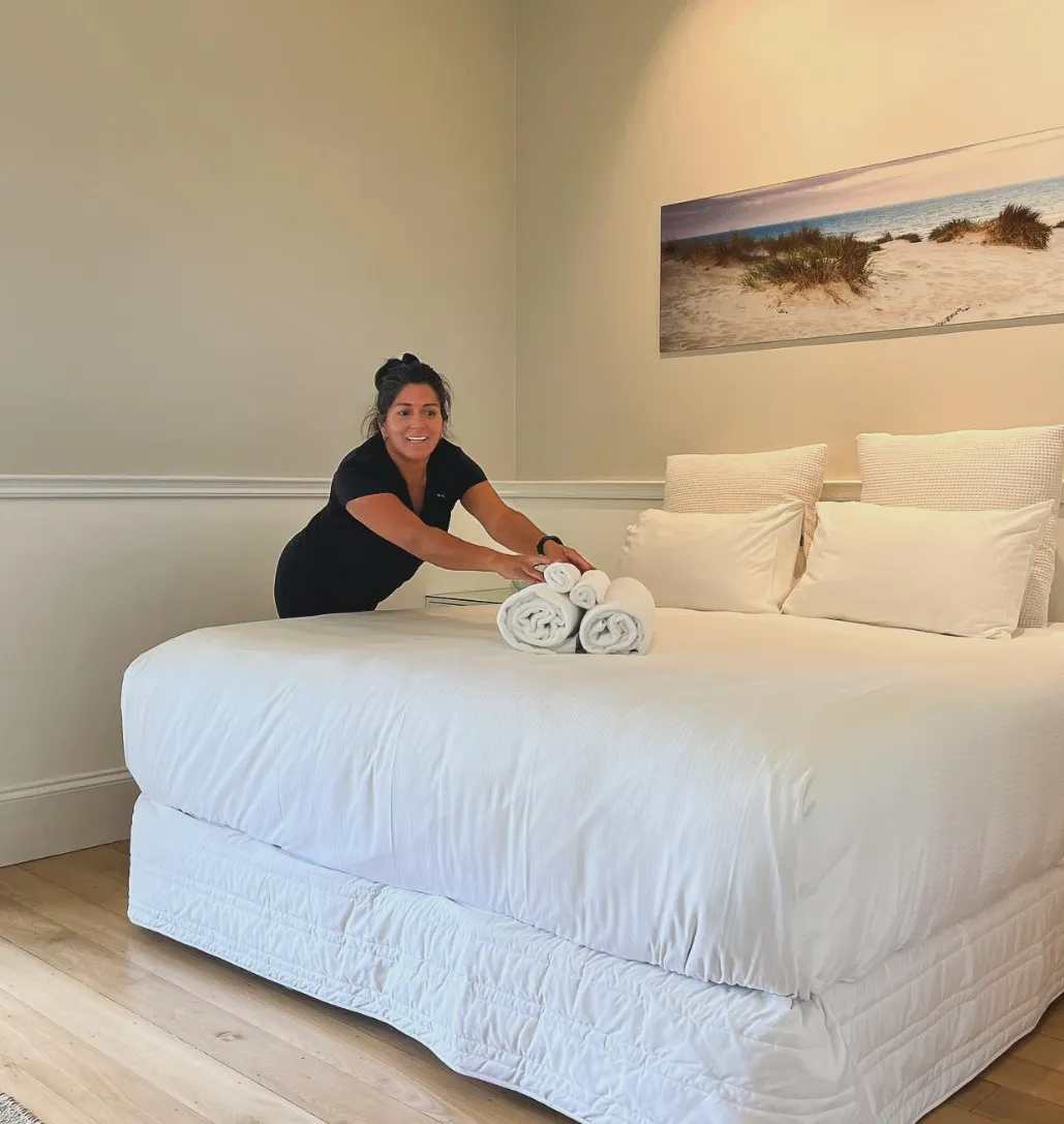 Trust Cleaning Services team cleaning a modern Auckland home