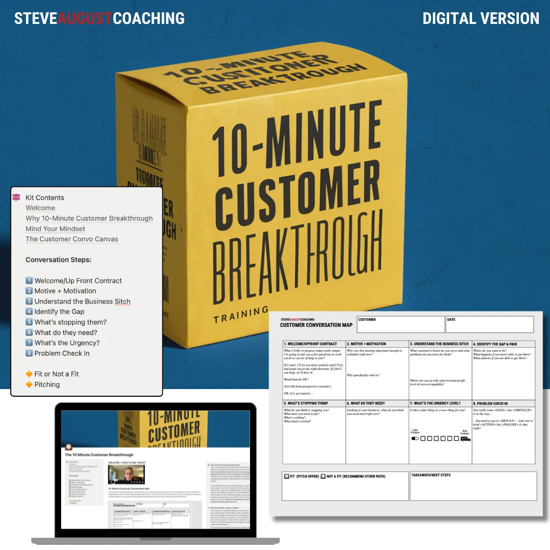 10-Minute Customer Breakthrough it