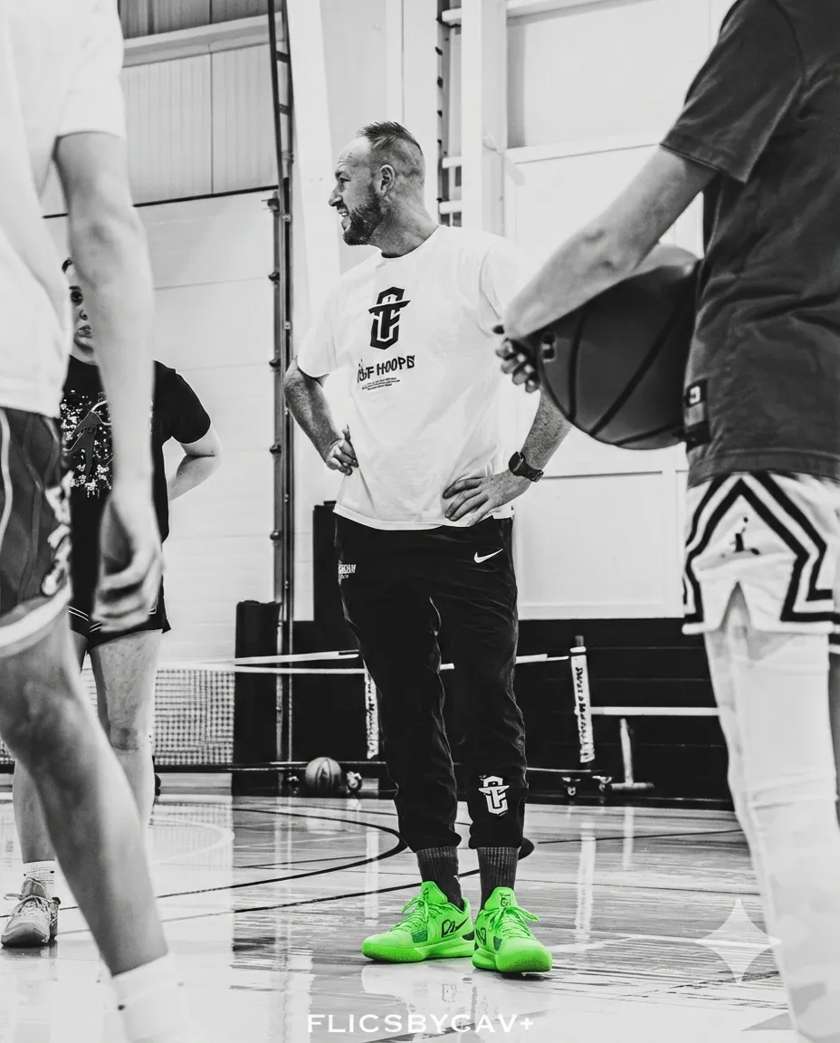Youth basketball athlete training at TCF Hoops facility